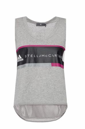 Logo-printed sleeveless t-shirt, zdjęcie 1 Logo-printed sleeveless t-shirt od ADIDAS by Stella McCartney